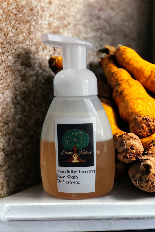 Foaming Shea Butter Face Wash W/Turmeric